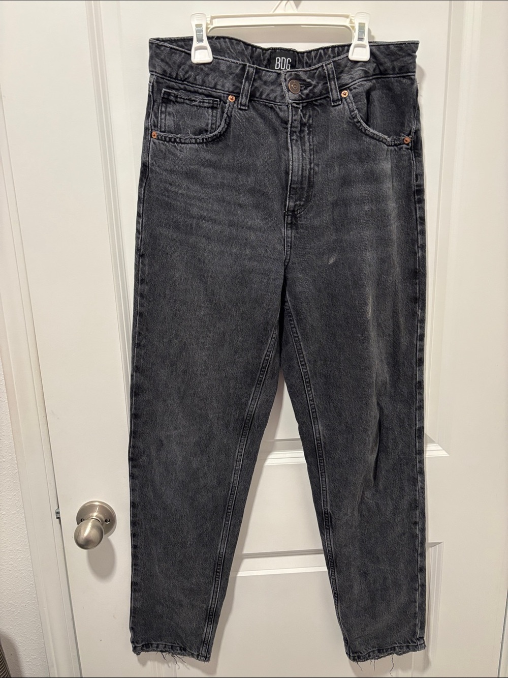 BDG Black Washed MOM Jeans